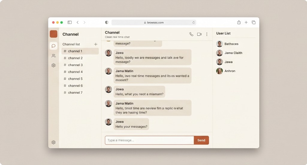Interactive Web Chat Application