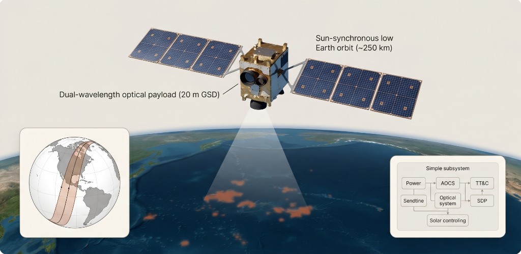 Ocean Plastic Detection Satellite